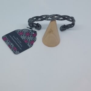 Paparazzi Twisted Black Bracelet